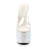 Pleaser - BEJEWELED701DM Mules à talons - Chaussures de pole dance - Couleur argent/Transparent Product image